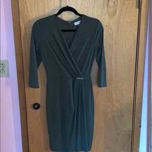 Calvin Klein quarter sleeve business dress